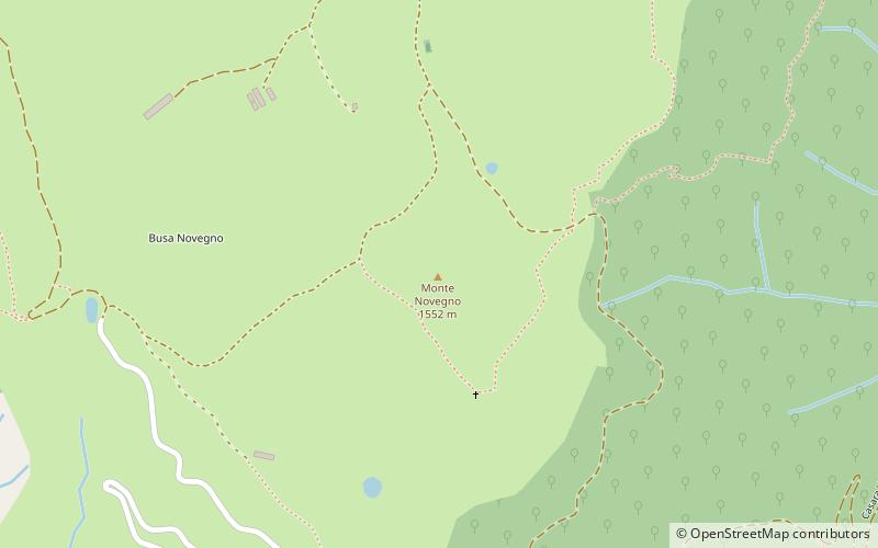 Mont Novegno location map