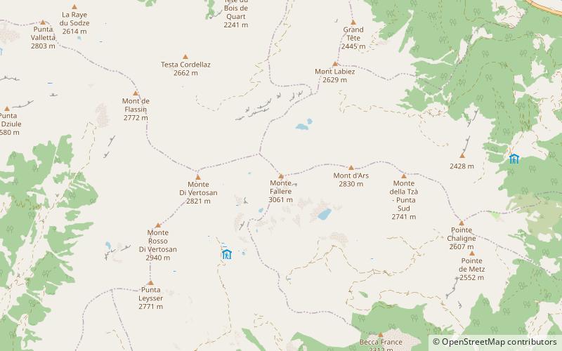 Monte Fallere location map