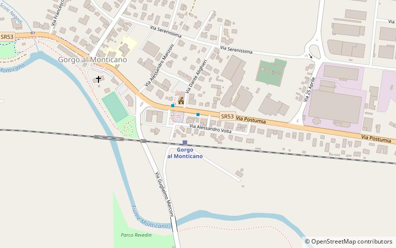 Gorgo al Monticano location map