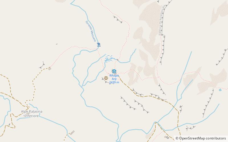 Rifugio Arp location map