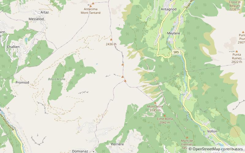 Monte Zerbion location map