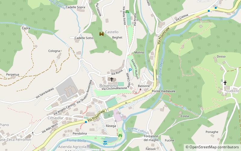 Bovegno location map