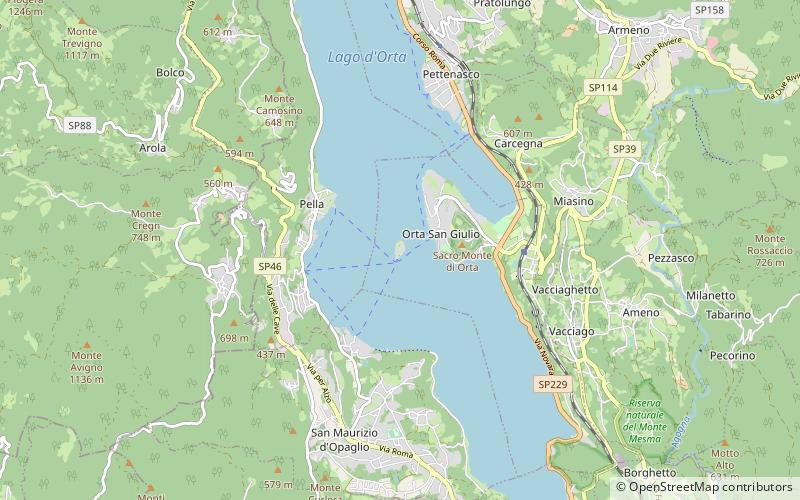 Isla de San Giulio location map