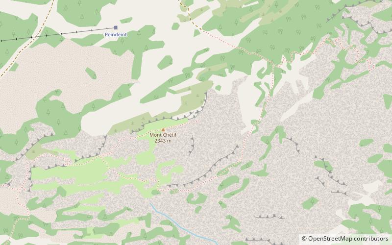Mont Chétif location map