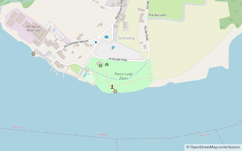 parco luigi zanzi varese location map