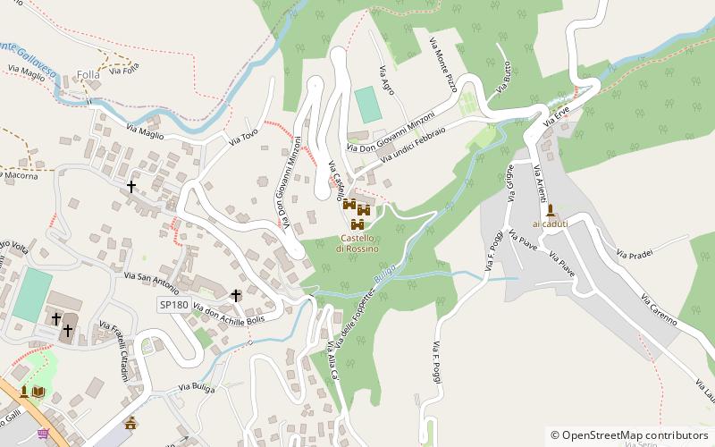 Castello di Rossino location map