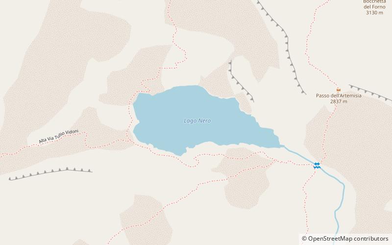 Nero Lake location map
