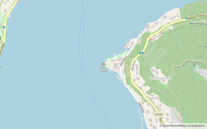 Punta Geno location map