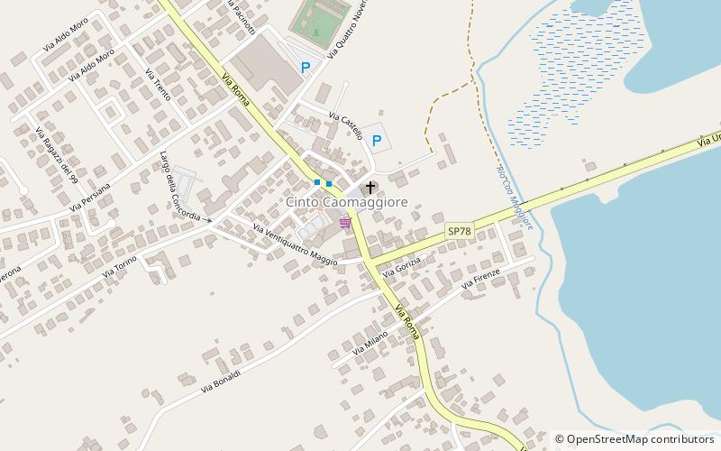 Cinto Caomaggiore location map