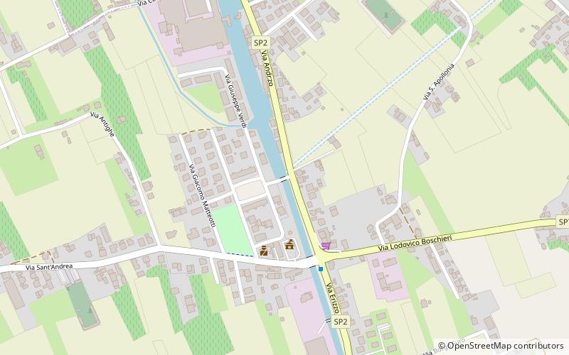 piazza g b marcato crocetta del montello location map