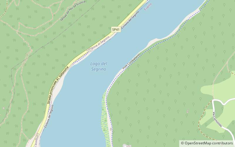 Lac de Segrino location map