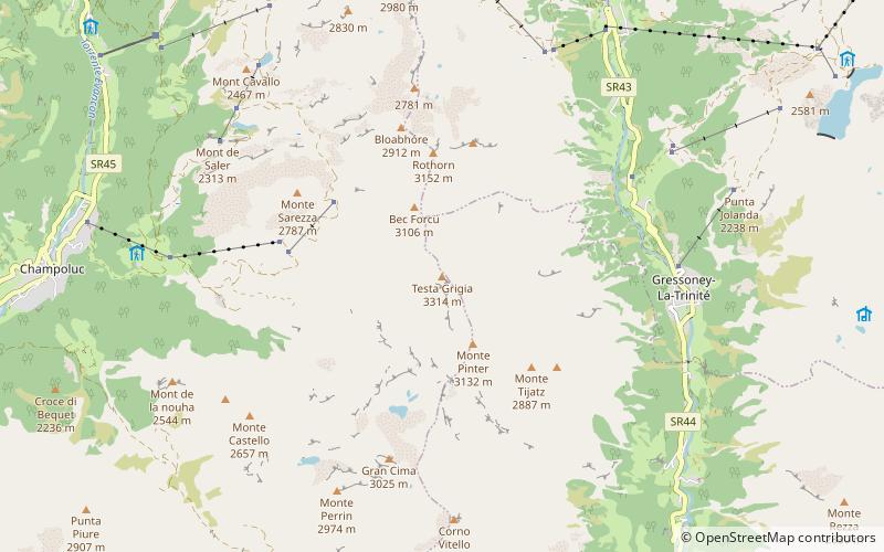 Testa Grigia location map