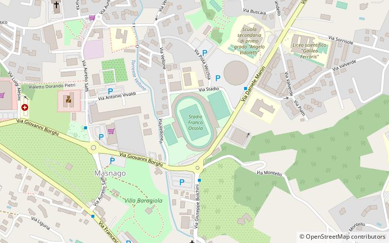 Stade Franco-Ossola location map
