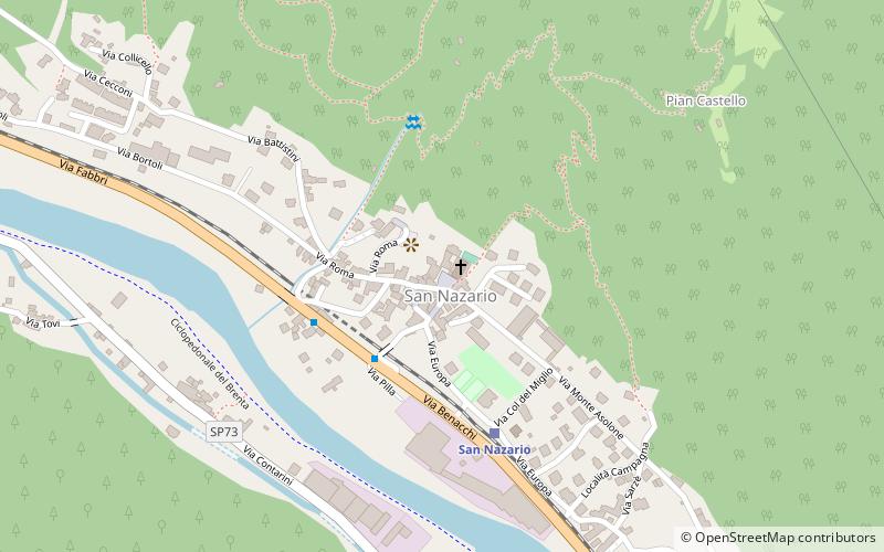 san nazario location map