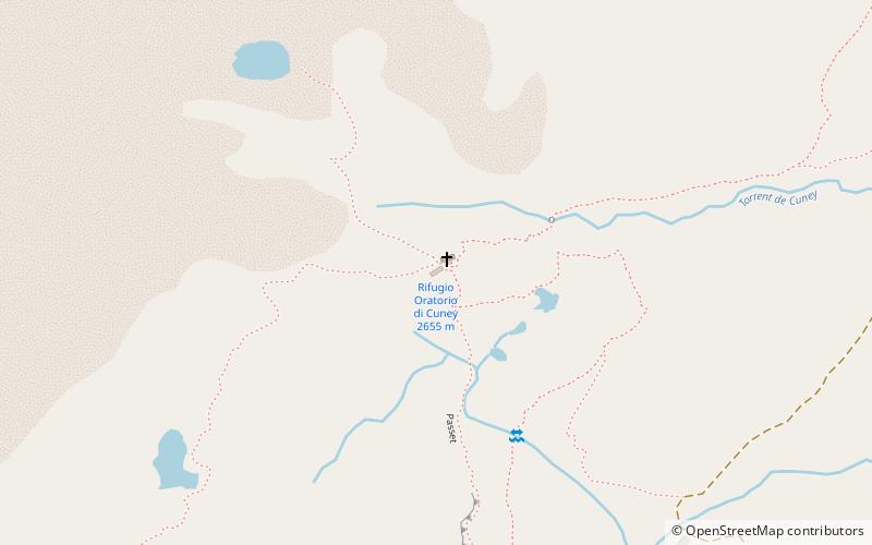 Refuge-oratoire de Cunéy location map