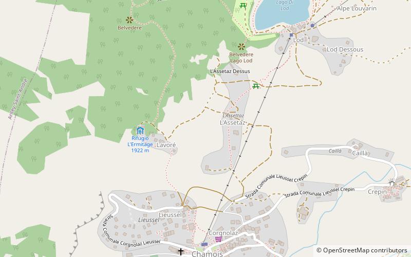 chamois location map