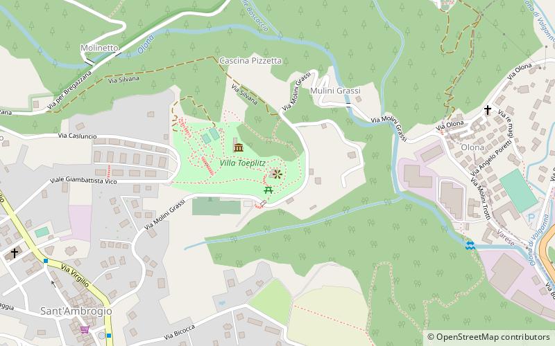 Villa Toeplitz location map