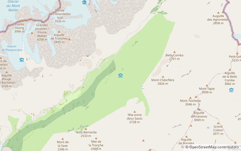 Rifugio Walter Bonatti location map