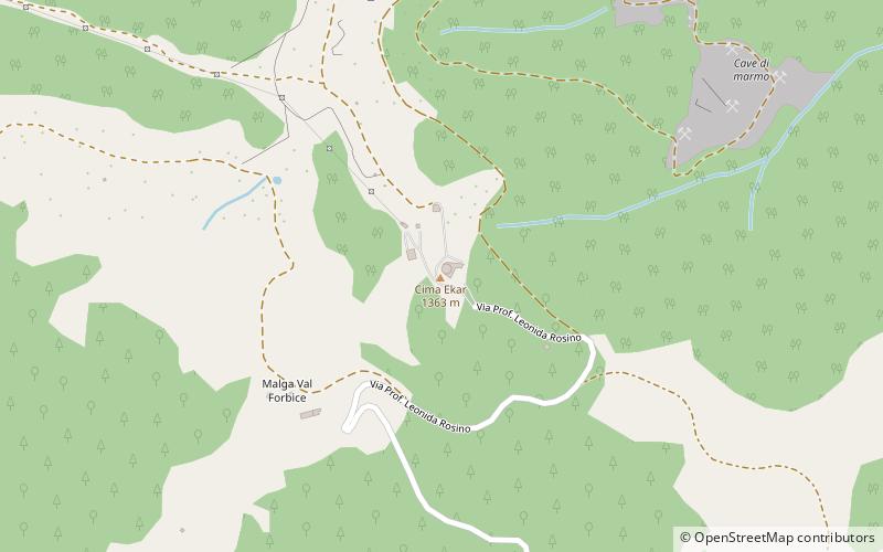 Station d'observation d'Asiago Cima Ekar location map