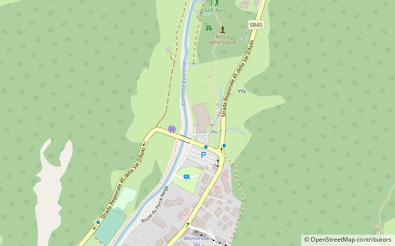 monterosa terme location map