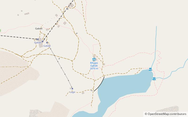 Rifugio Gabiet location map