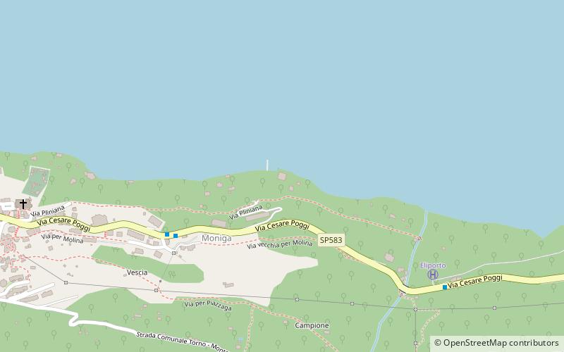 villa plinianina torno location map