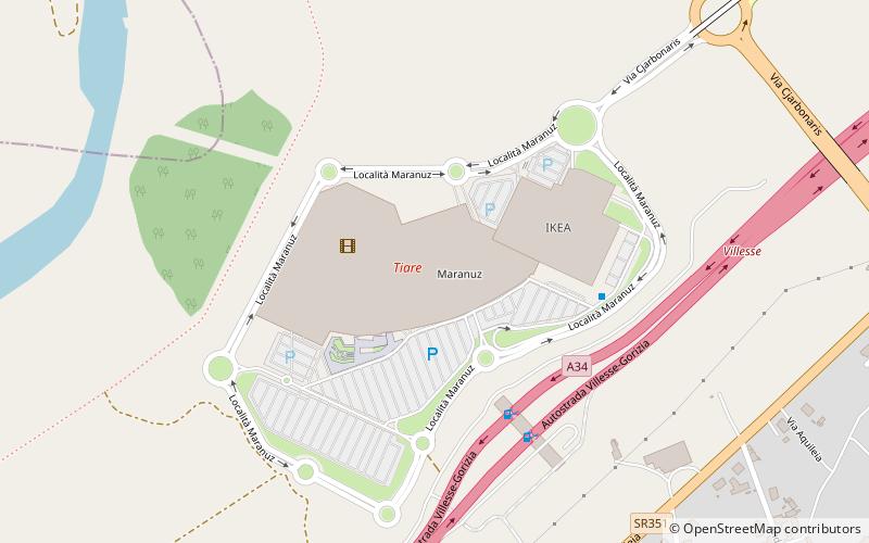 Villesse location map