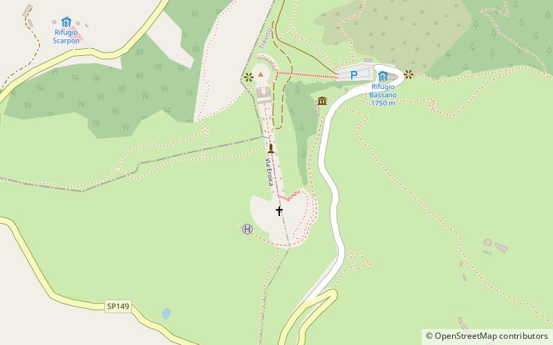 Cimetière militaire du Monte Grappa location map