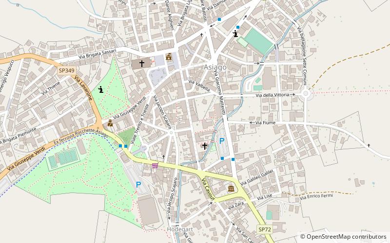 Asiago location map
