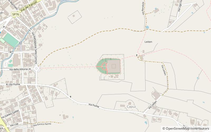 Sanctuaire militaire d'Asiago location map