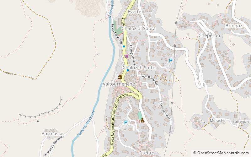 Valtournenche location map