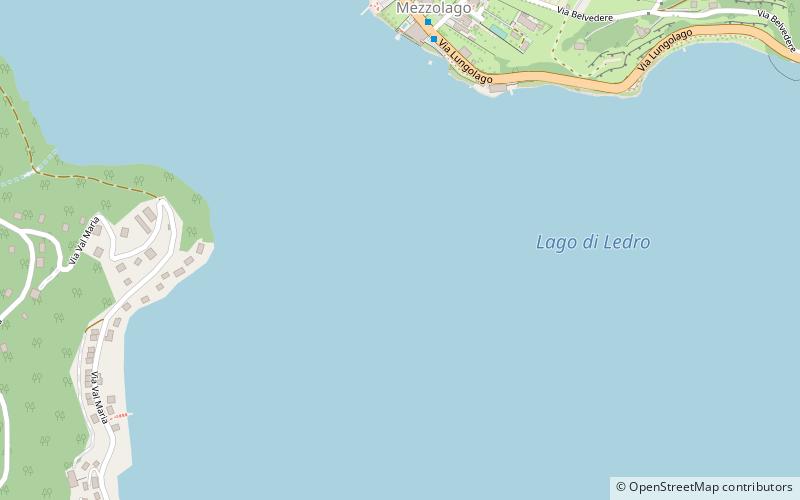 Lac de Ledro location map