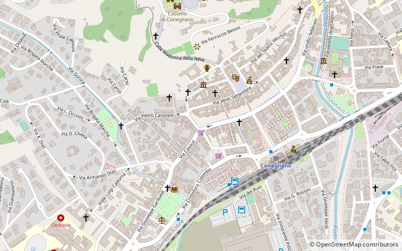 Fontana del Nettuno location map