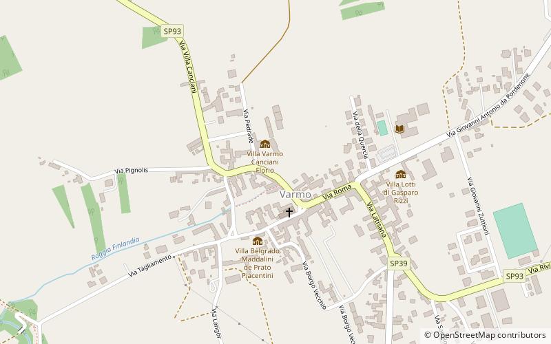 Varmo location map