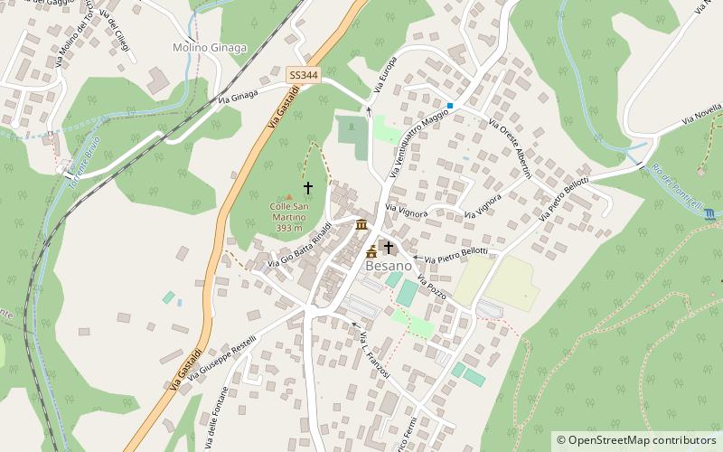 Museo civico dei fossili di Besano location map