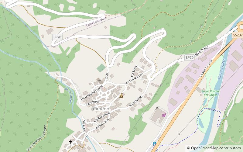 Cimego location map