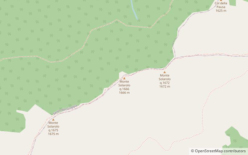 Monte Solarolo location map