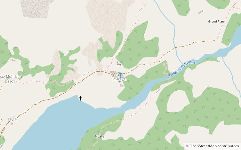 Refuge Prarayer location map