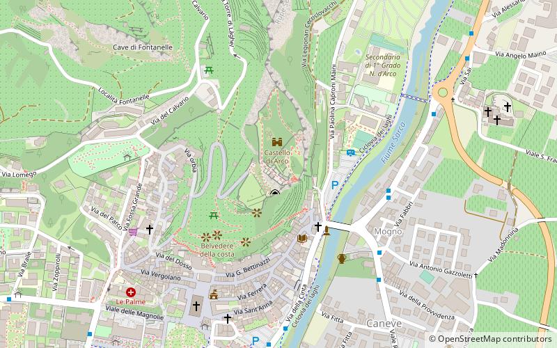 Burgruine Arco location map