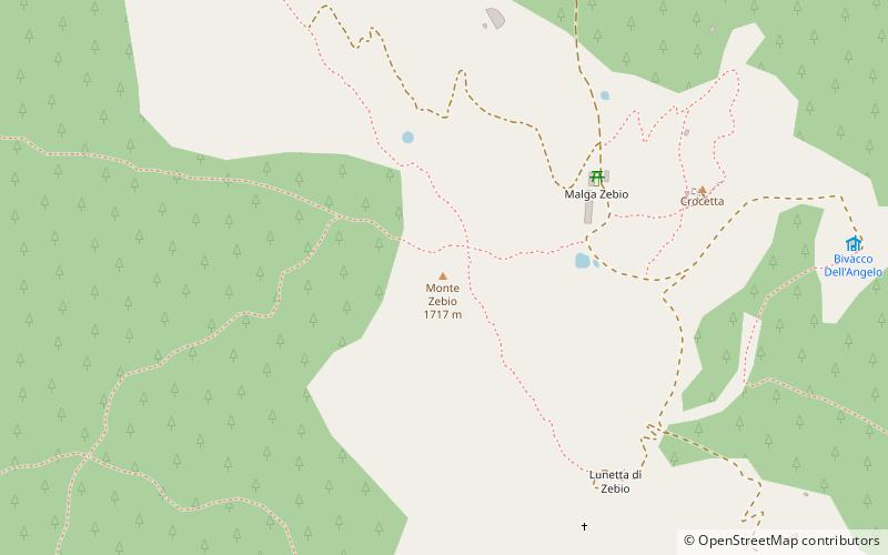 monte zebio location map