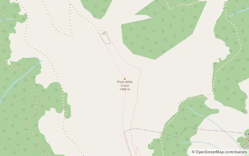Pizzo della Croce location map