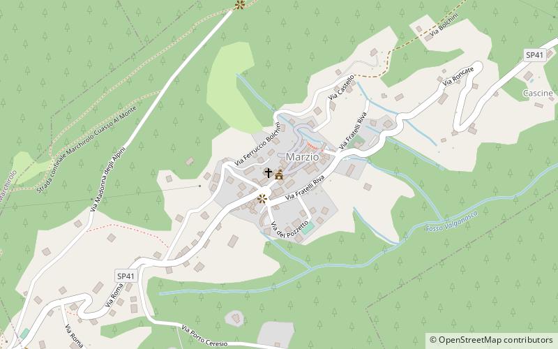 Municipio di Marzio location map