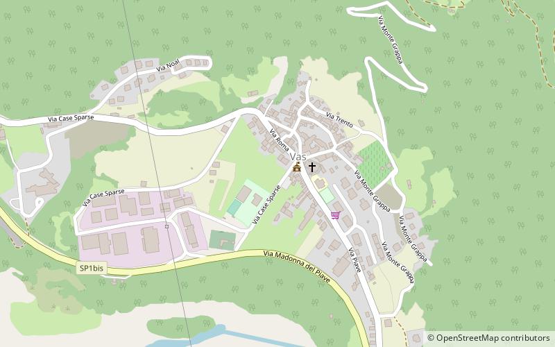 Vas location map