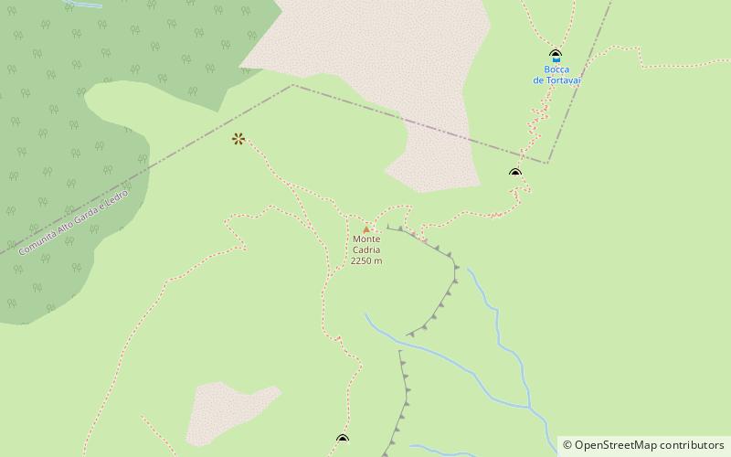 Monte Cadria location map