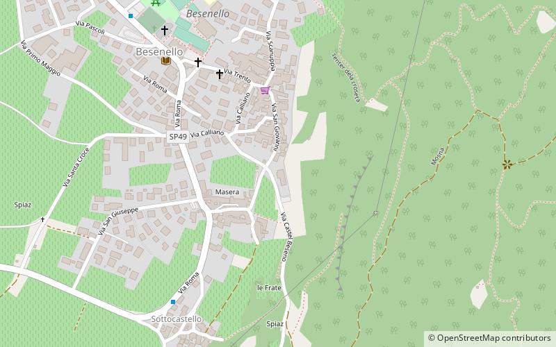 SAT Besenello location map