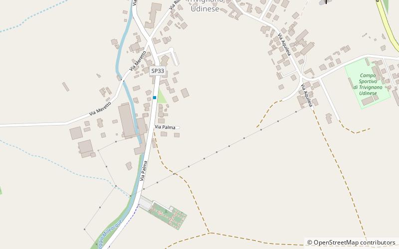 Trivignano Udinese location map