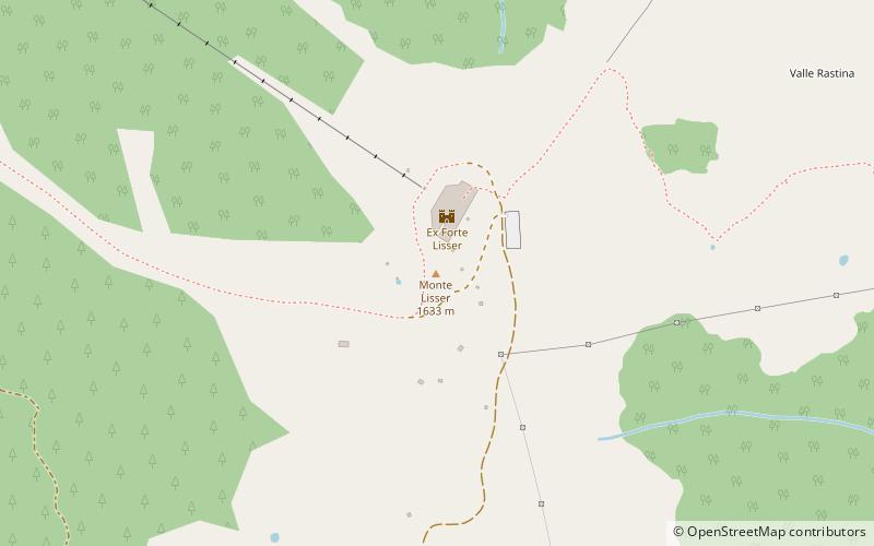 Forte Lisser location map