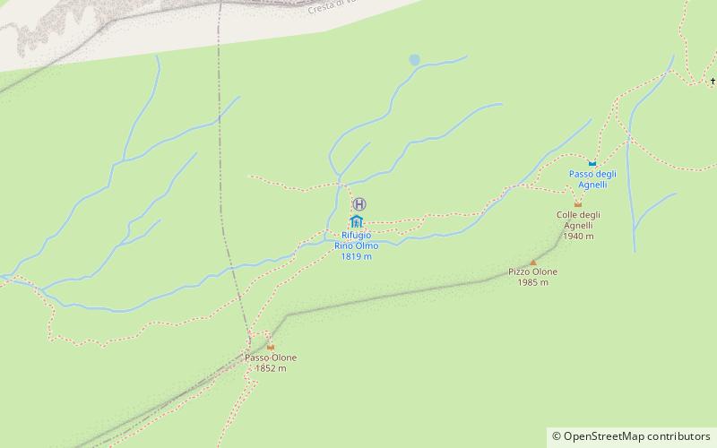 Rifugio Rino Olmo location map