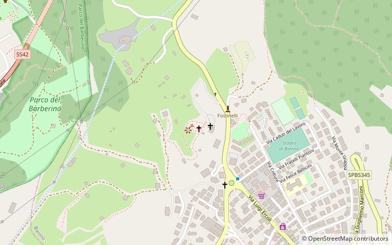 Colle di Cristo Re location map