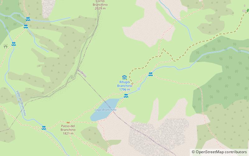 Lago Branchino location map